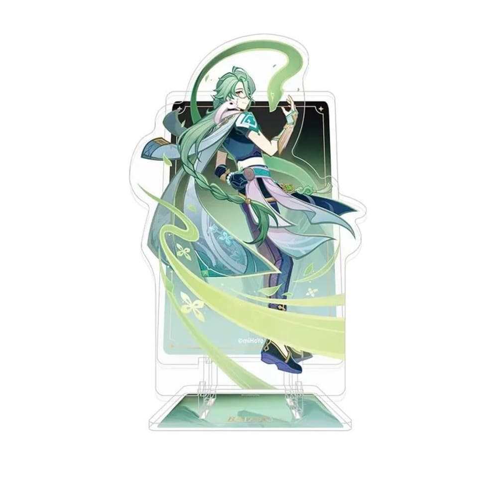 Anime Genshin Impact Baizhu Acrylic Phone Stand