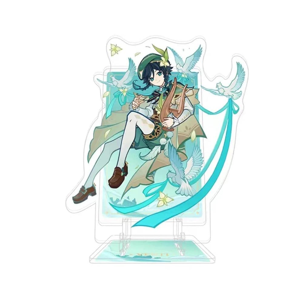 Genshin Impact Anime Venti Acrylic Phone Stand