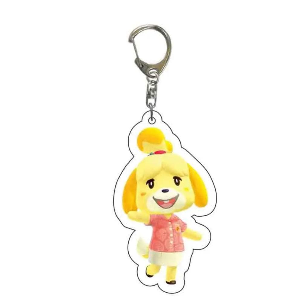 Anime Animal Crossing: New Horizons Isabelle Acrylic Keychain