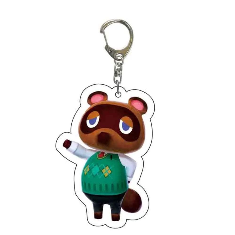 Anime Animal Crossing: New Horizons Tom Nook Acrylic Keychain
