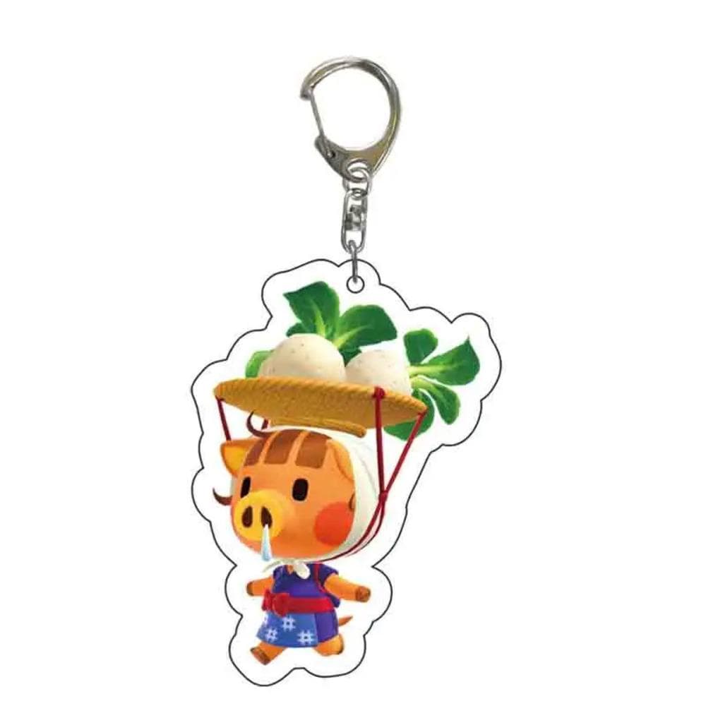 Anime Animal Crossing: New Horizons Daisy Mae Acrylic Keychain