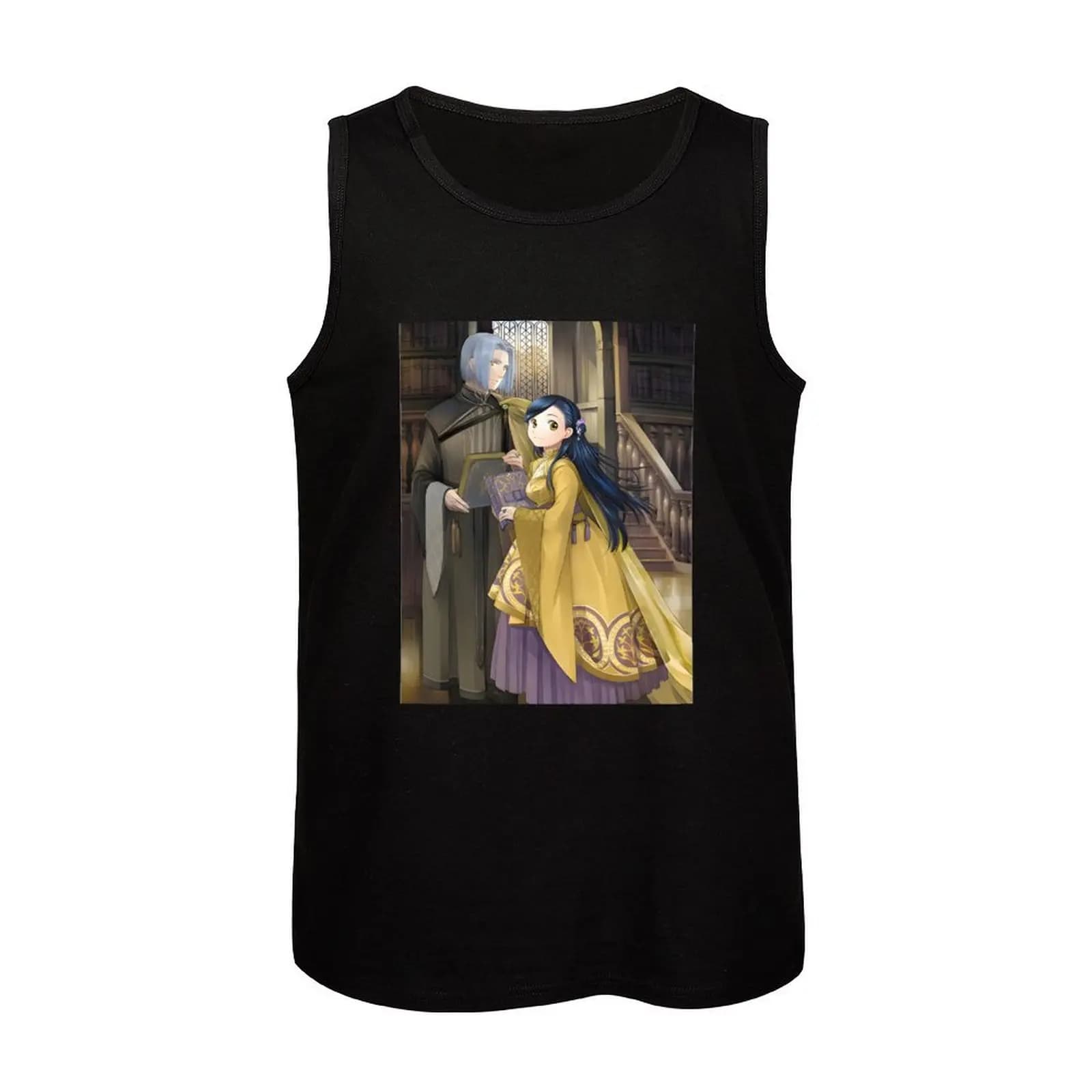 Anime Ascendance Of A Bookworm Rozemyne And Ferdinand Sleeveless T-Shirt For Men — detail 1
