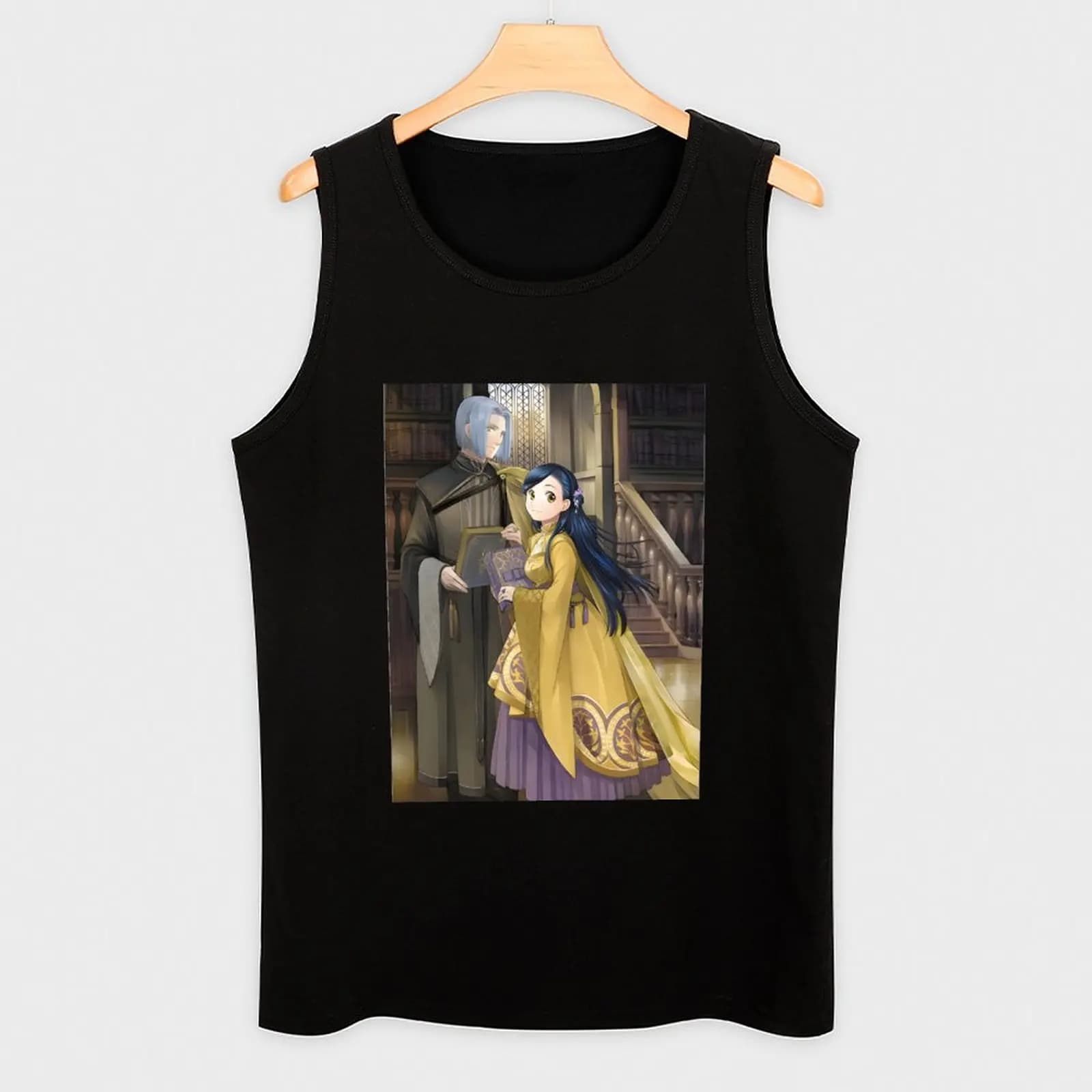 Anime Ascendance Of A Bookworm Rozemyne And Ferdinand Sleeveless T-Shirt For Men — detail 2