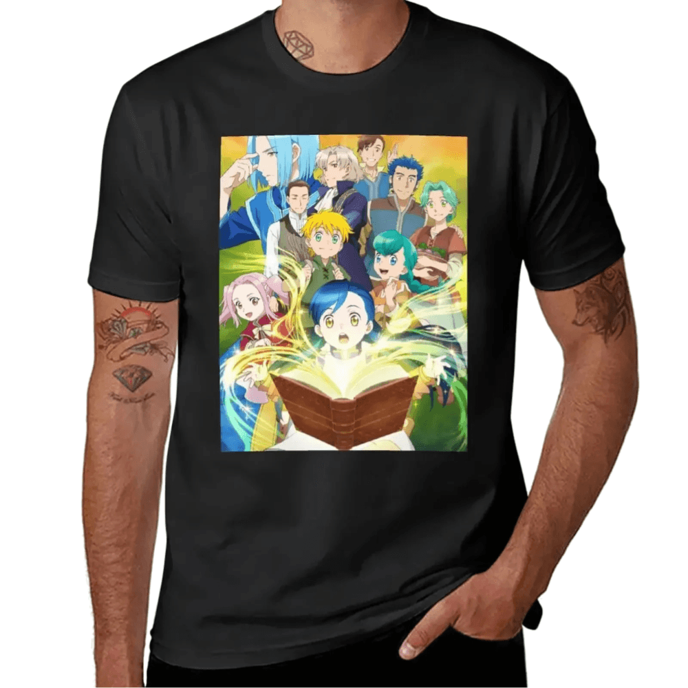 Ascendance Of A Bookworm Anime Character T-Shirt — detail 2