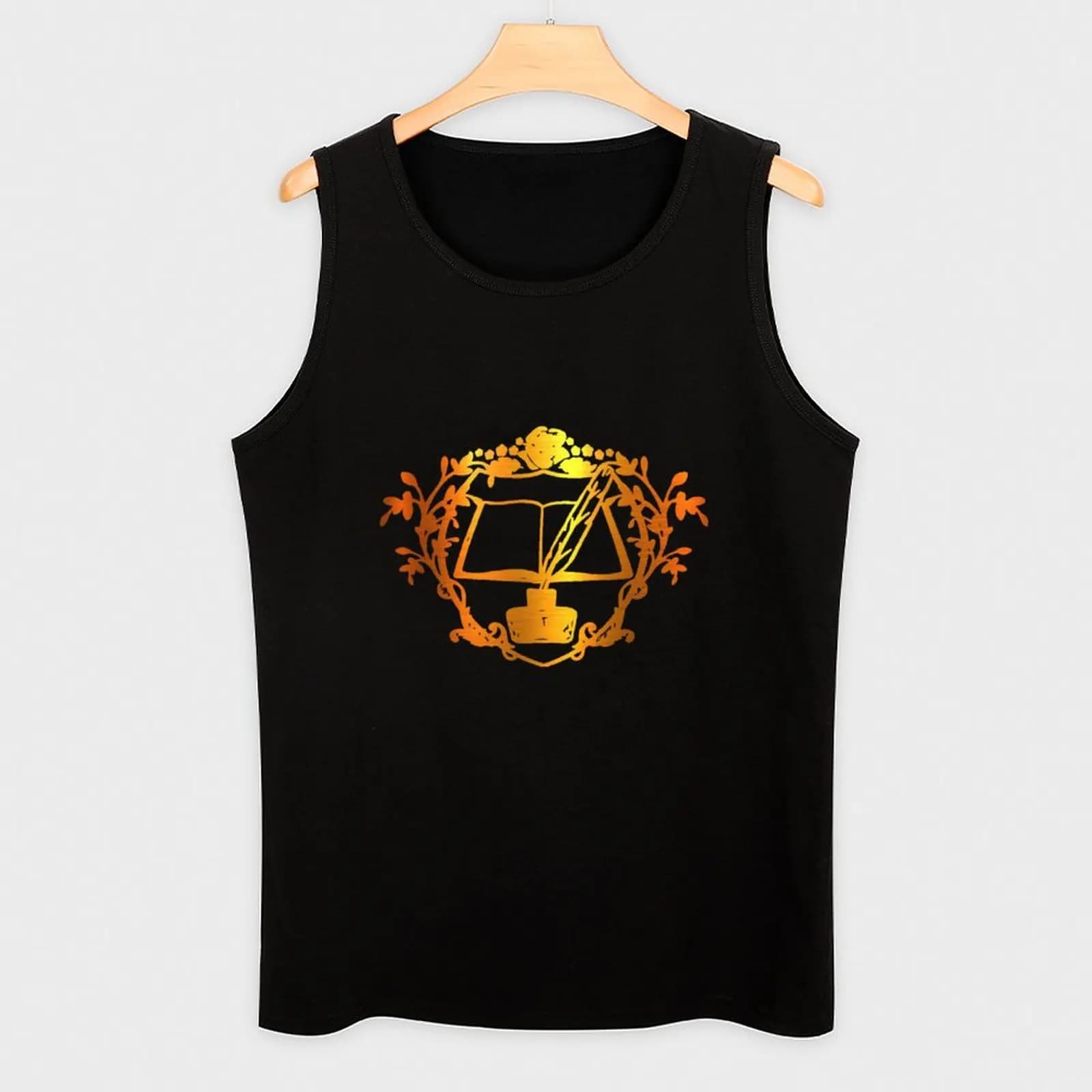 Anime Ascendance Of A Bookworm Rozemyne Workshop Sleeveless Gym T-Shirt For Men — detail 2