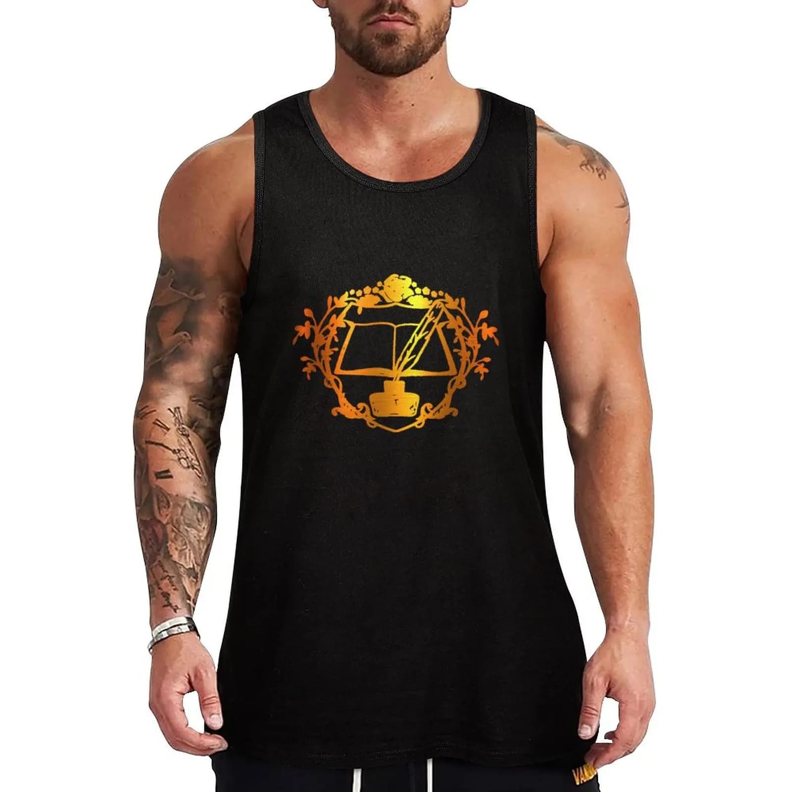 Anime Ascendance Of A Bookworm Rozemyne Workshop Sleeveless Gym T-Shirt For Men