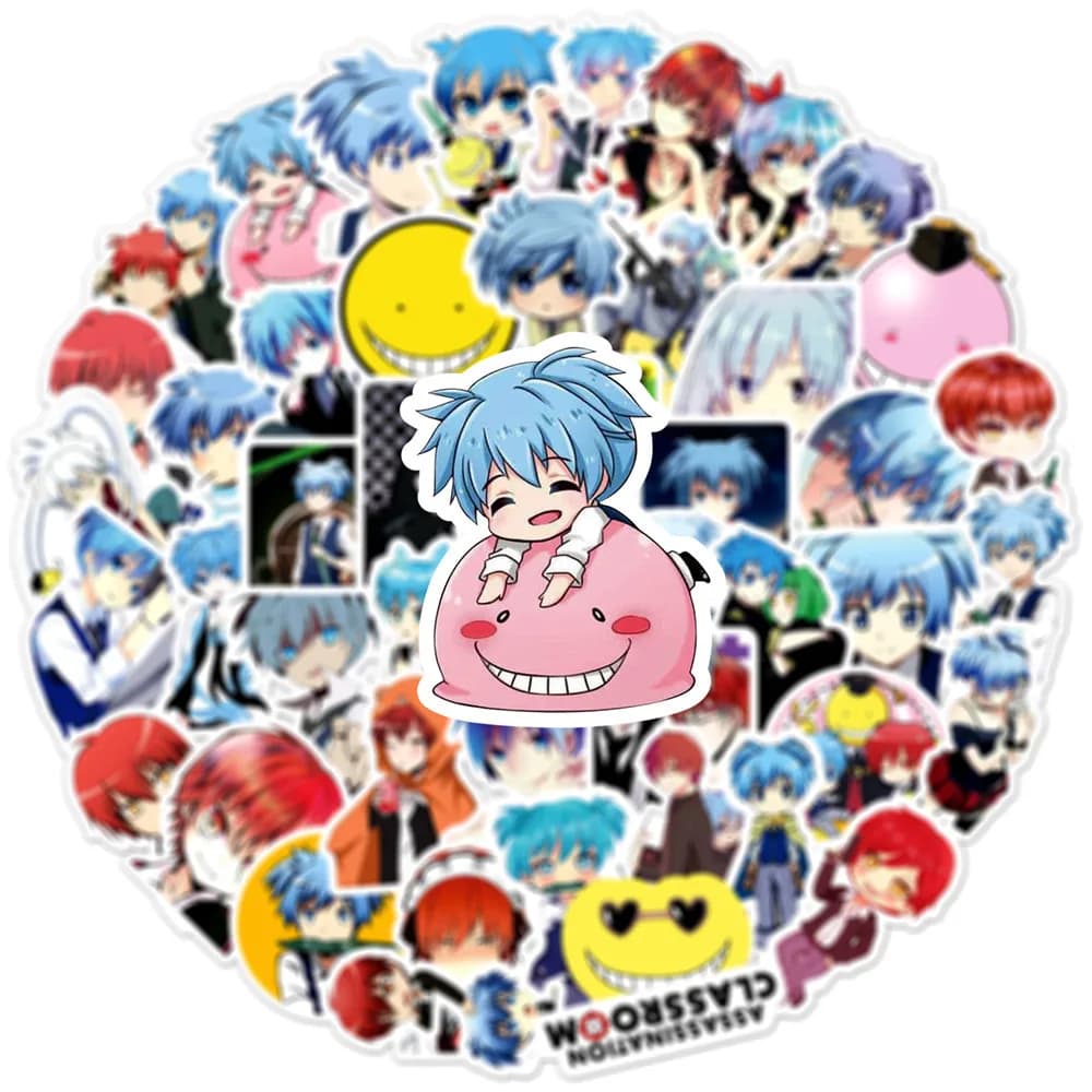 50Pcs Anime Assassination Classroom Graffiti Stickers — detail 2