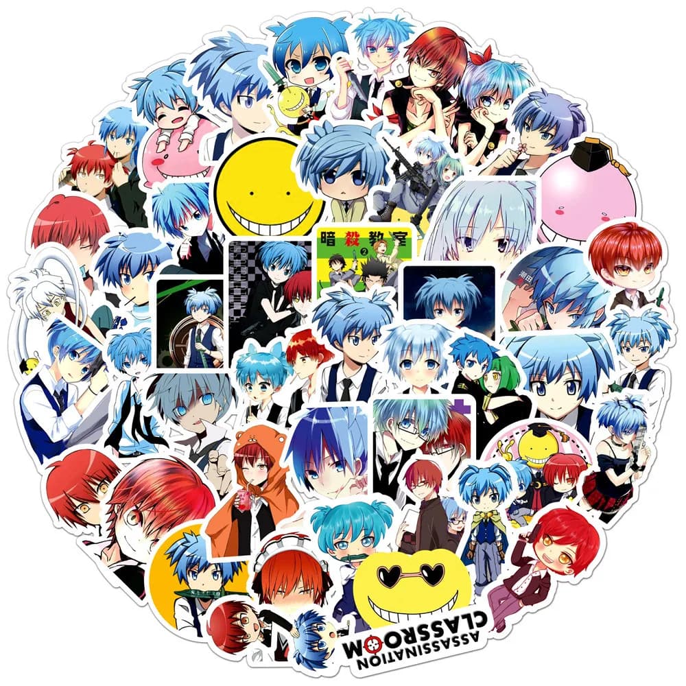 50Pcs Anime Assassination Classroom Graffiti Stickers — detail 1