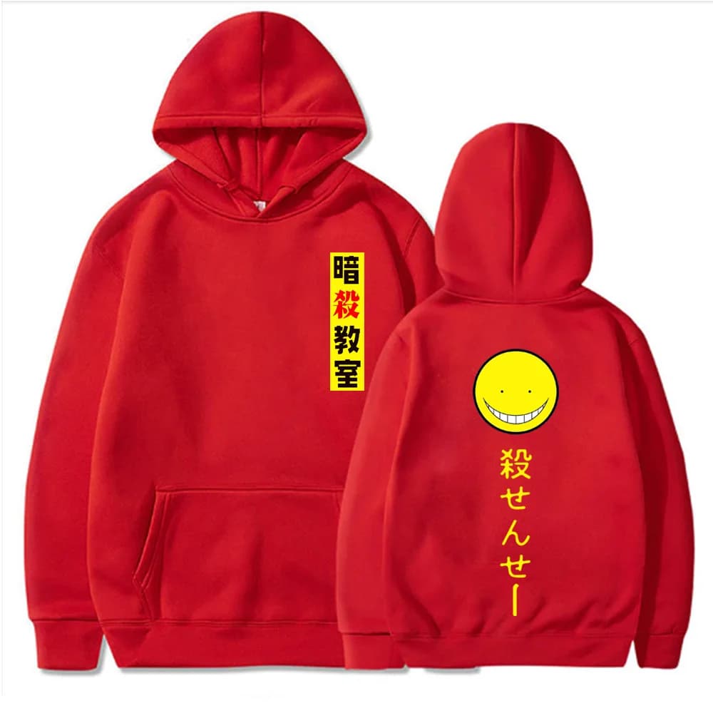 Anime Assassination Classroom Koro-Sensei Long Sleeve Hoodie — detail 2