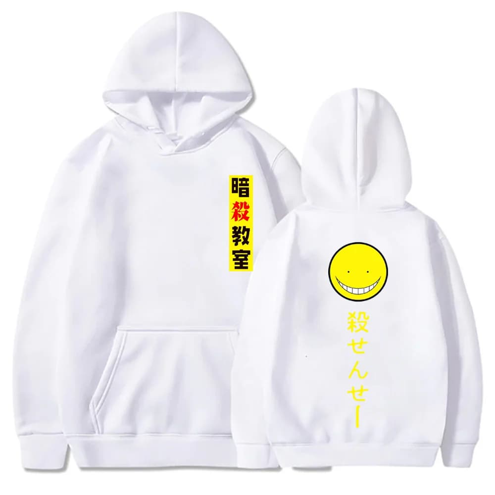 Anime Assassination Classroom Koro-Sensei Long Sleeve Hoodie — detail 1