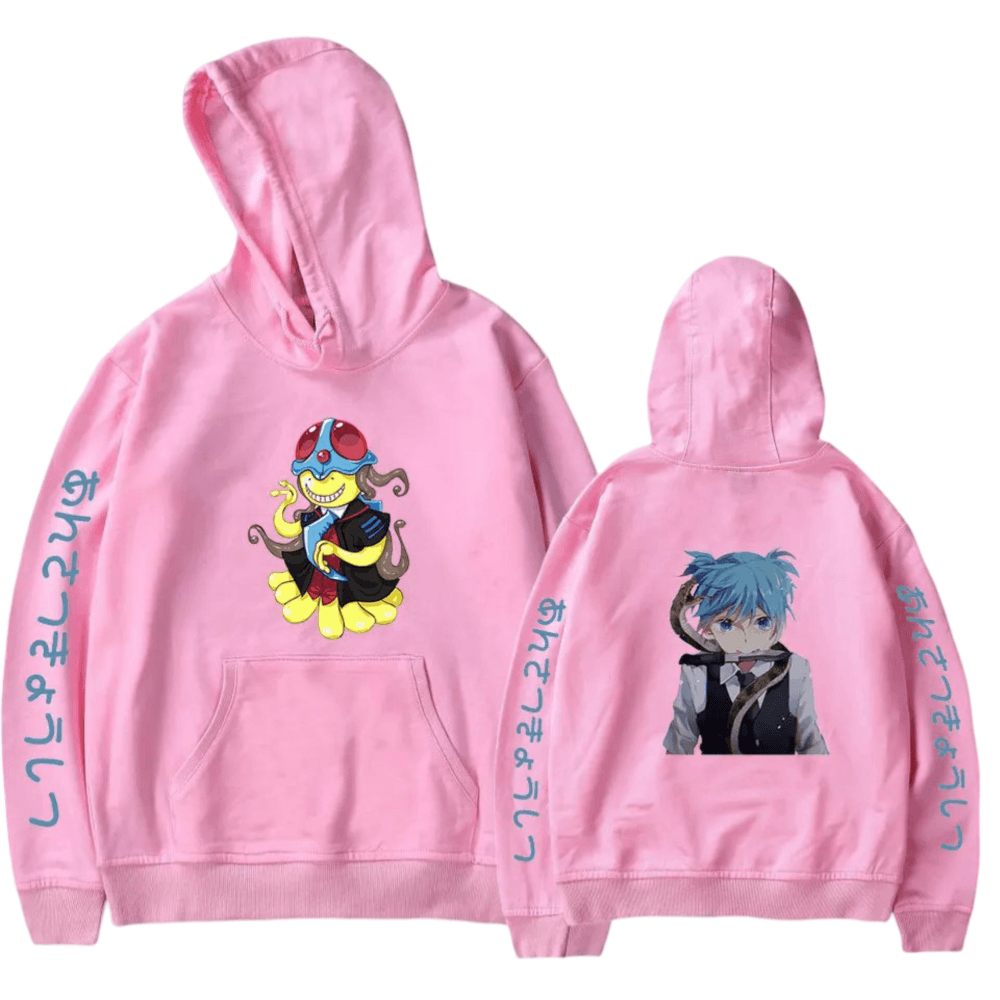 Anime Assassination Classroom Nagisa Shiota And Koro Sensei 3D Hoodie — detail 2