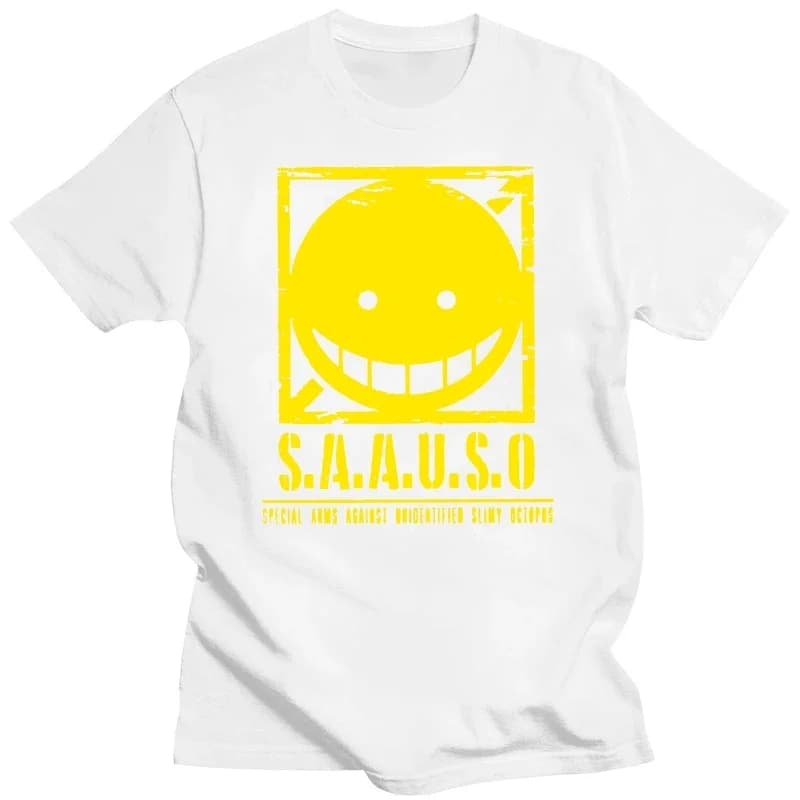 Anime Assassination Classroom SAA USO Short Sleeve T-Shirt — detail 2
