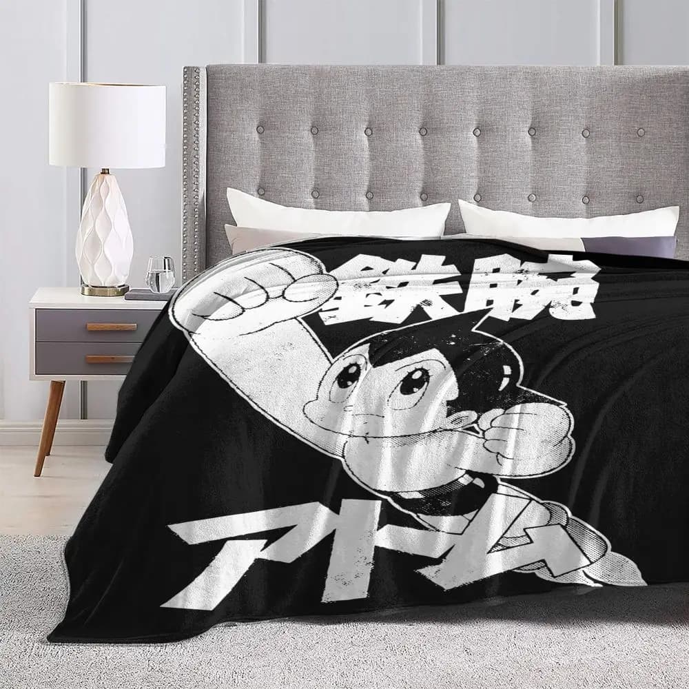 Anime Astro Boy Warm Black Blanket — detail 1