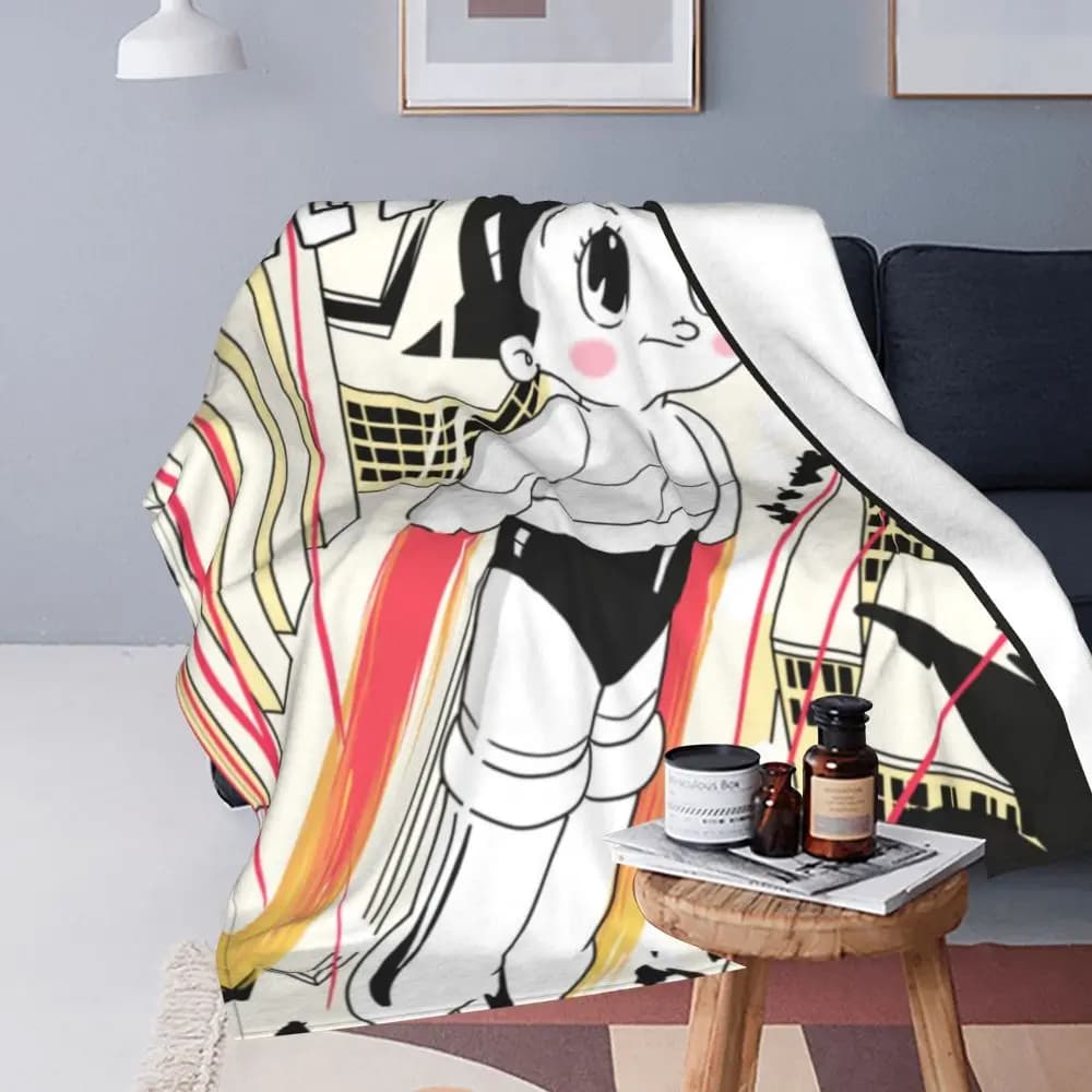 Anime Astro Boy Fleece Blanket — detail 2