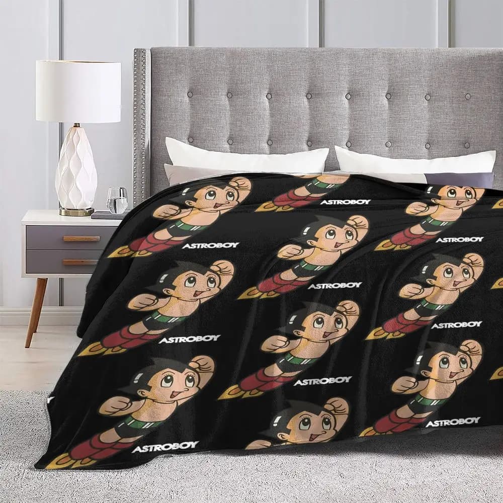 Anime Astro Boy Printed Warm Blanket — detail 1