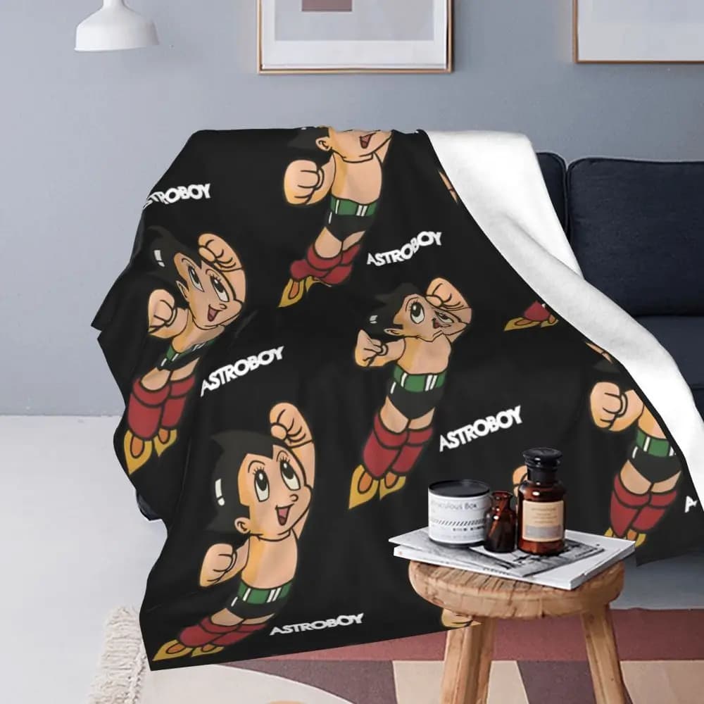 Anime Astro Boy Printed Warm Blanket — detail 2