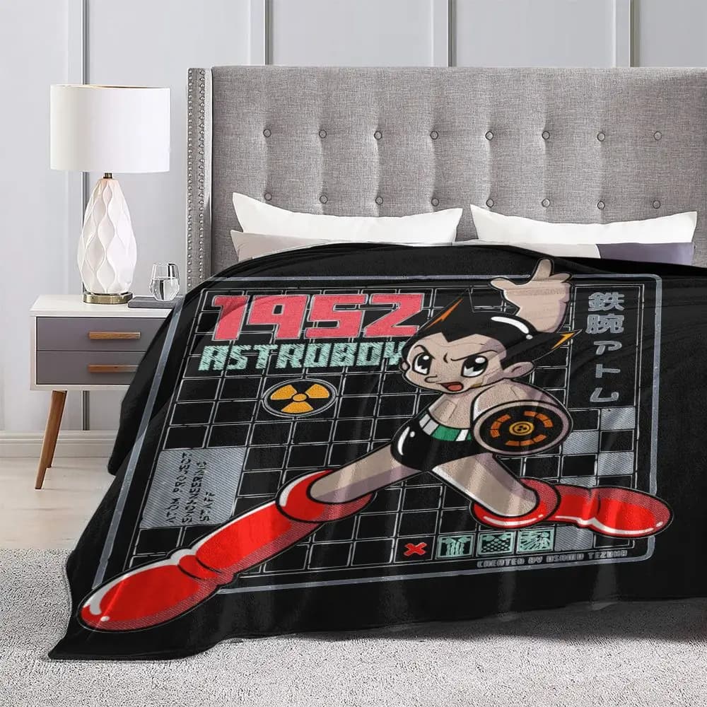 Astro Boy Anime Printed Blanket — detail 1