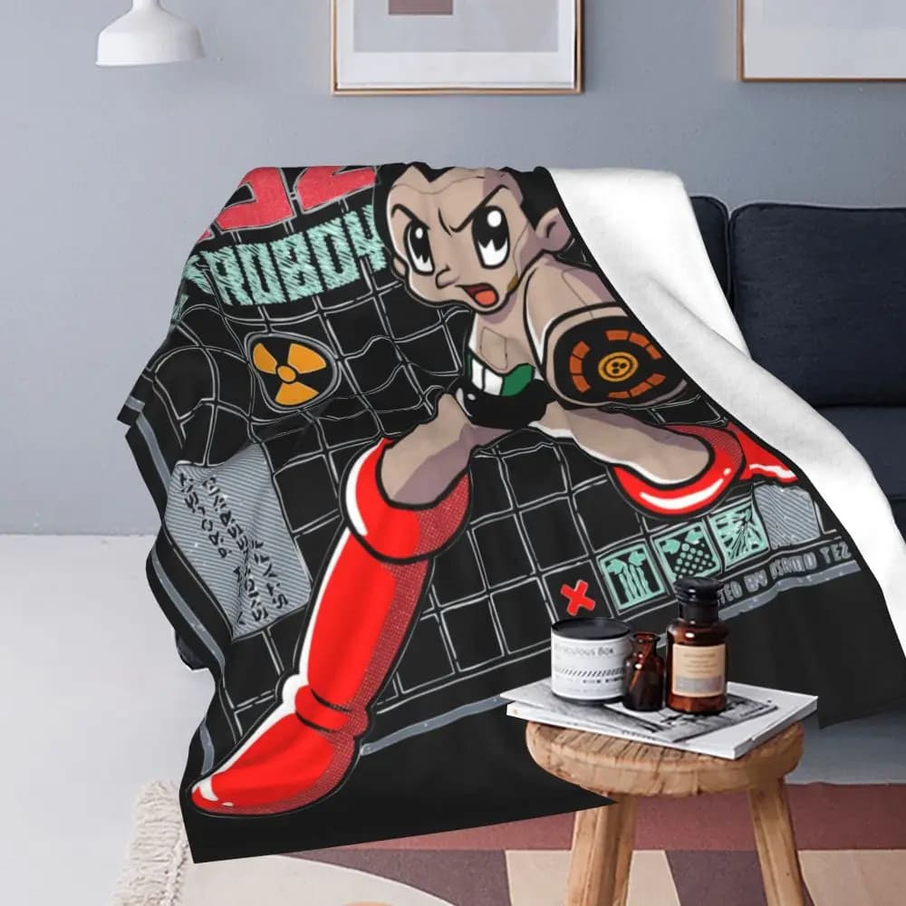 Astro Boy Anime Printed Blanket — detail 2