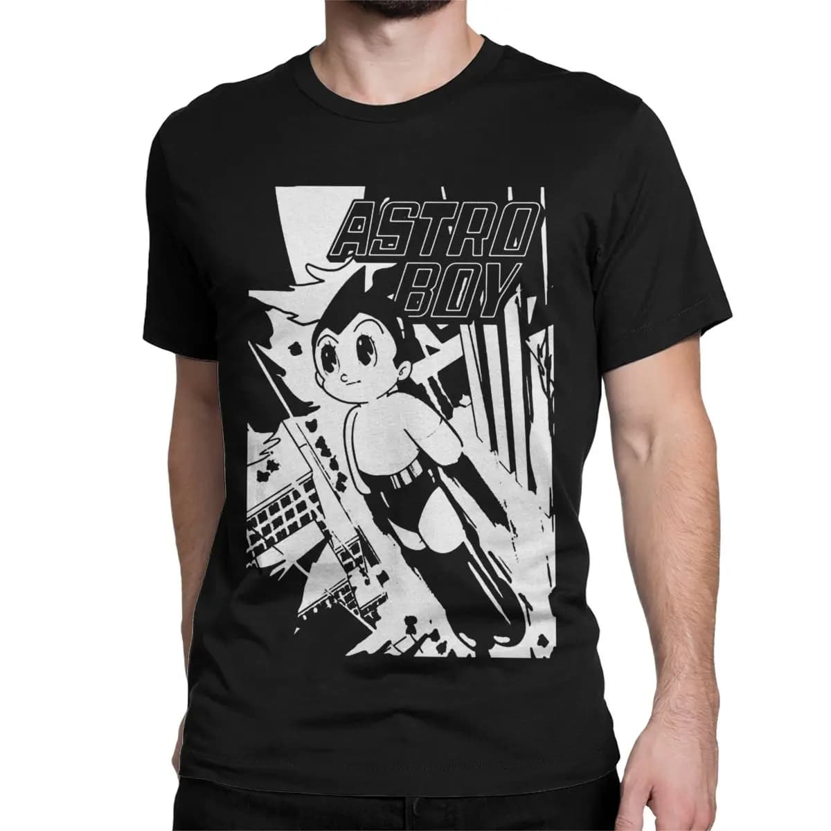 Astro Boy Anime Atom Short Sleeve T-Shirt — detail 1