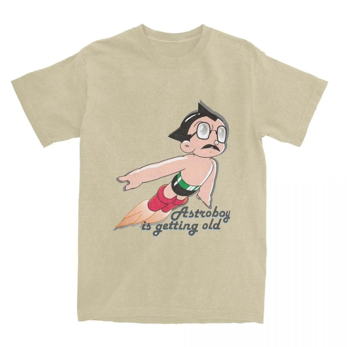 Anime Astro Boy Round Neck T-Shirt — detail 1