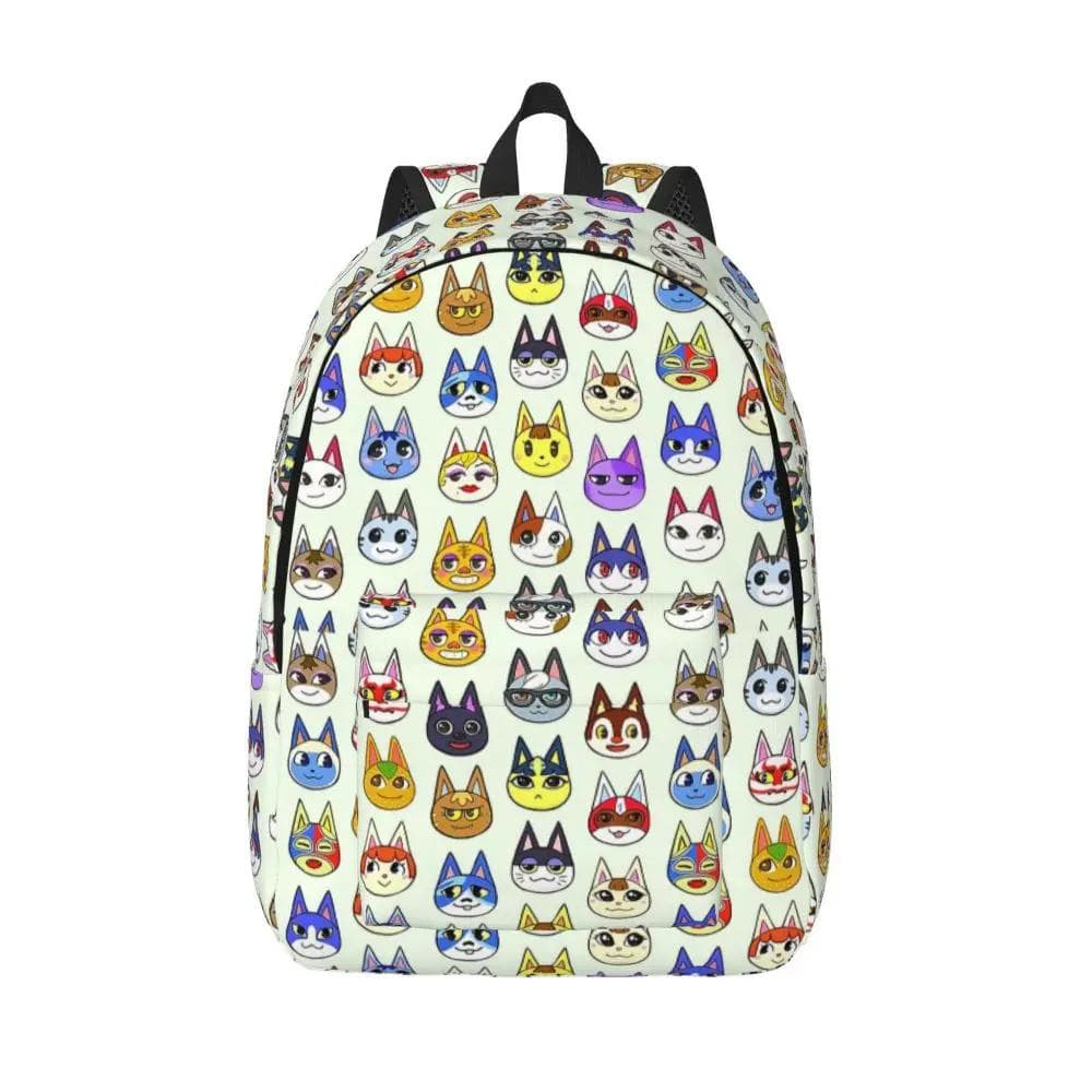 Anime Animal Crossing Cat Printed Backpack