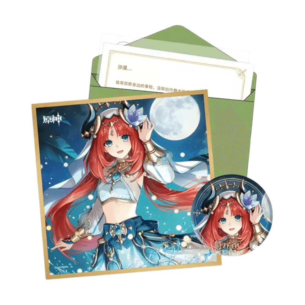 Anime Genshin Impact Nilou Birthday Gift Box Set