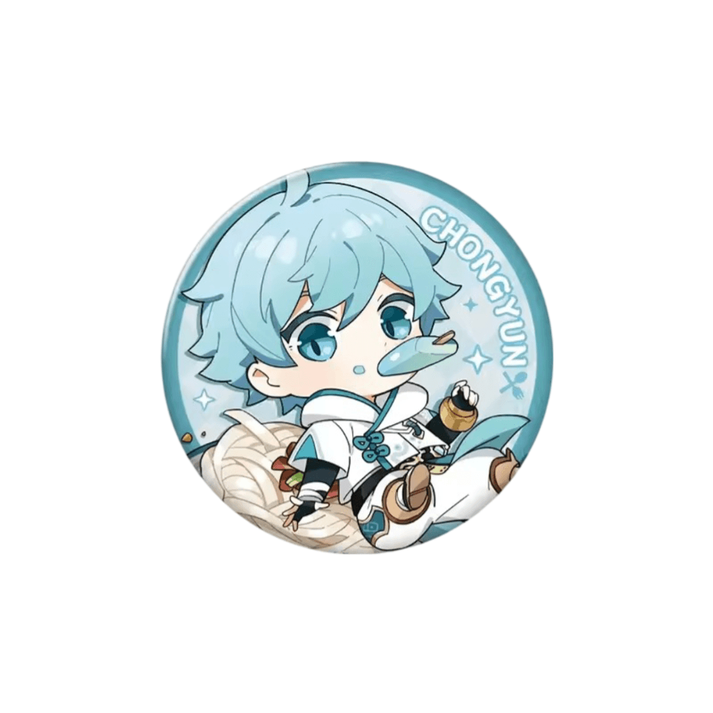 Anime Genshin Impact Chongyun Badge Pin
