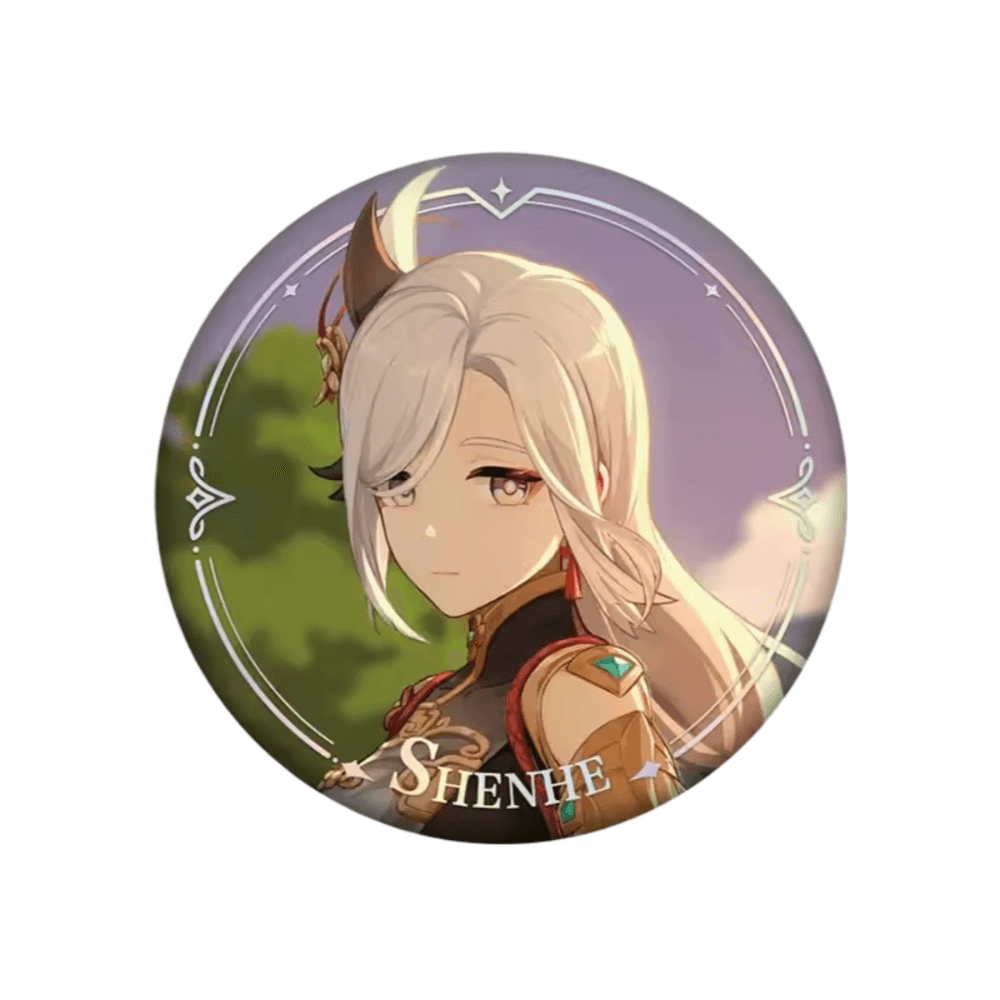 Anime Genshin Impact Shenhe Original Authentic Badge