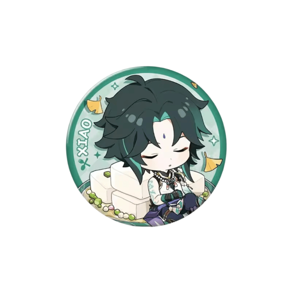 Anime Genshin Impact Xiao Badge Pin