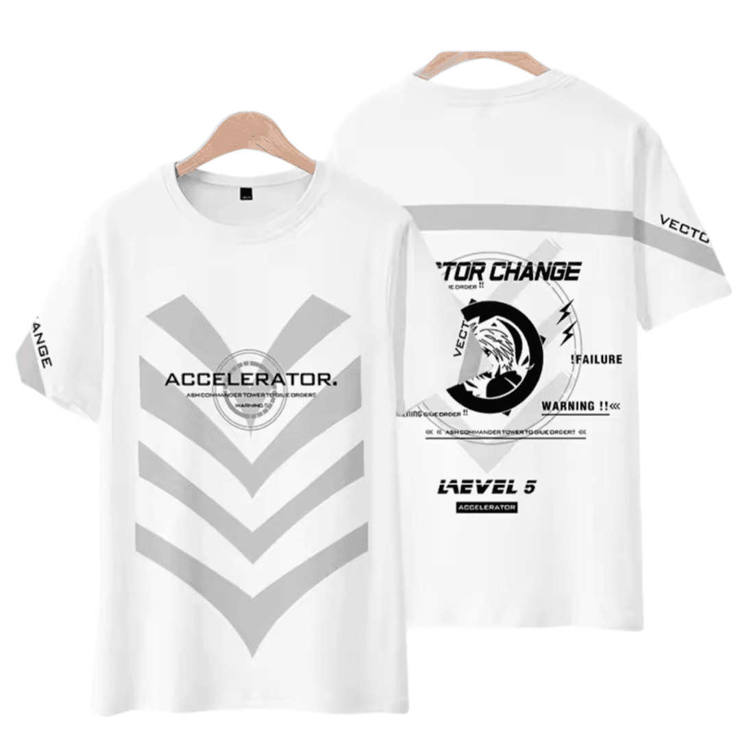 Anime A Certain Magical Index Accelerator White T-Shirt