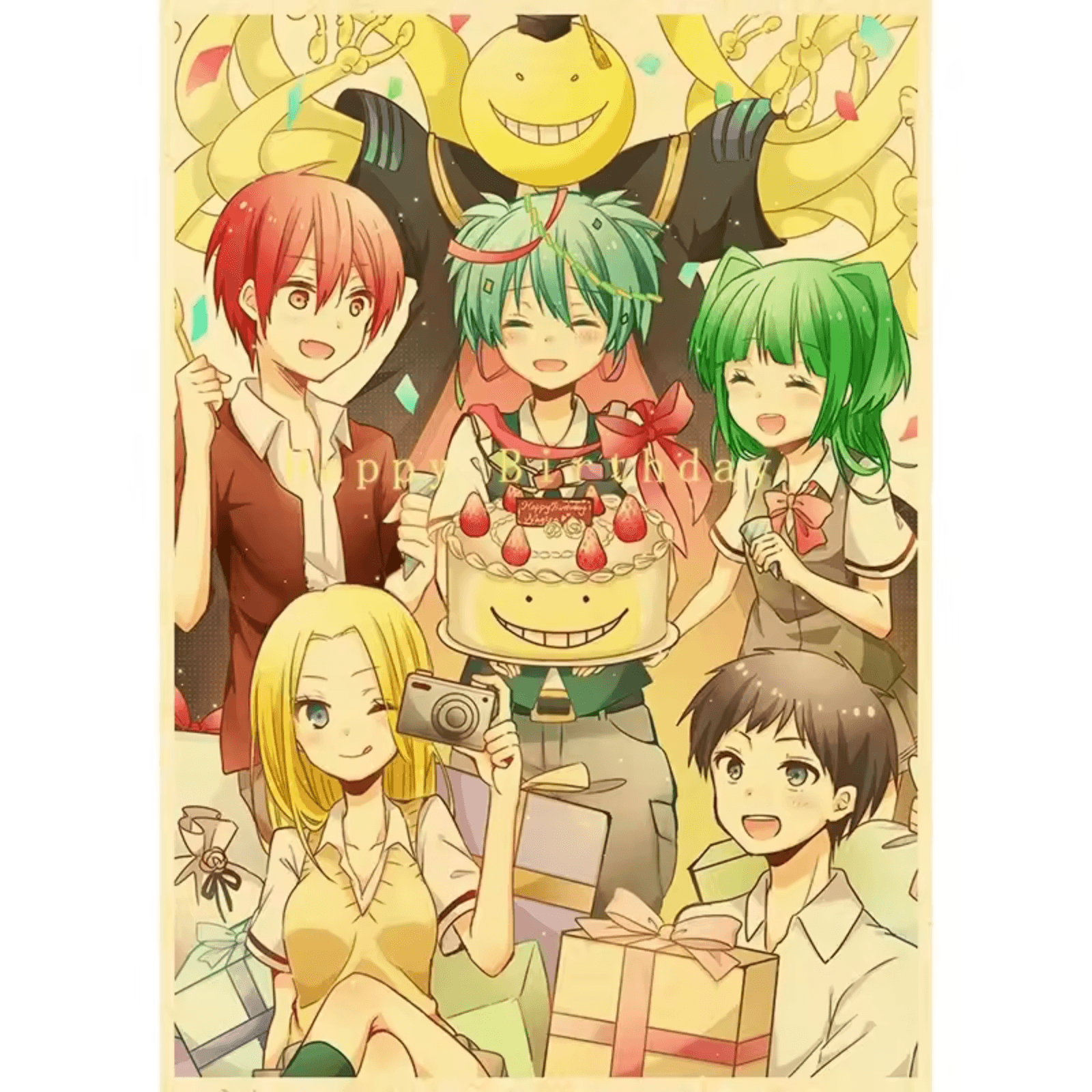 Assassination Classroom Anime Character Canvas Poster Wall Art