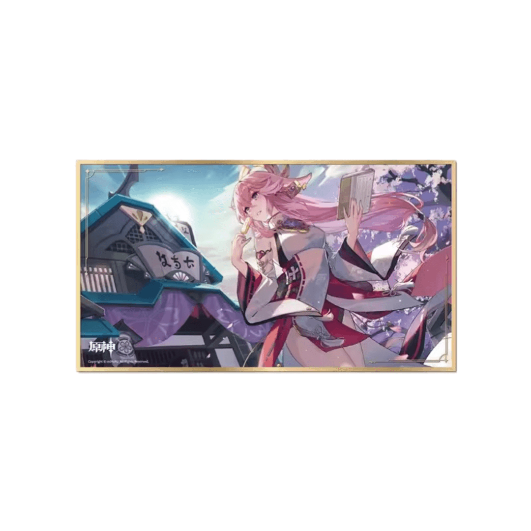 Anime Genshin Impact Yae Miko Colored Paper