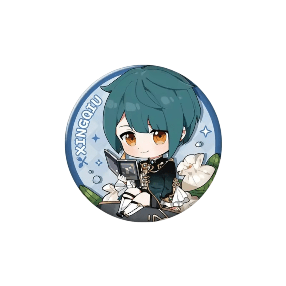 Anime Genshin Impact Xingqiu Badge Pin
