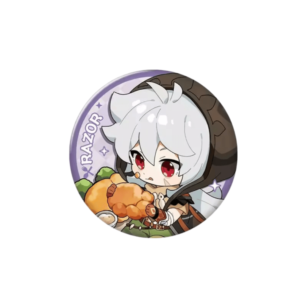 Genshin Impact Razor Anime Badge