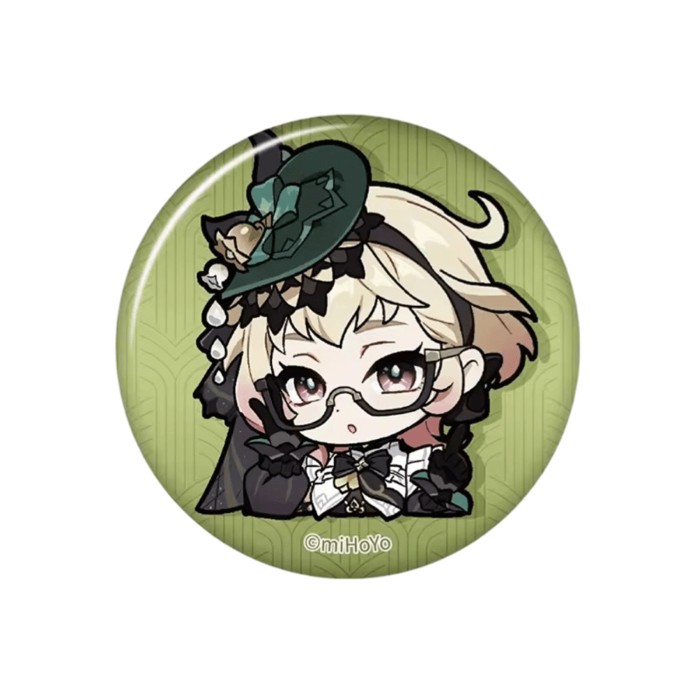 Anime Genshin Impact Emilie Print Badge