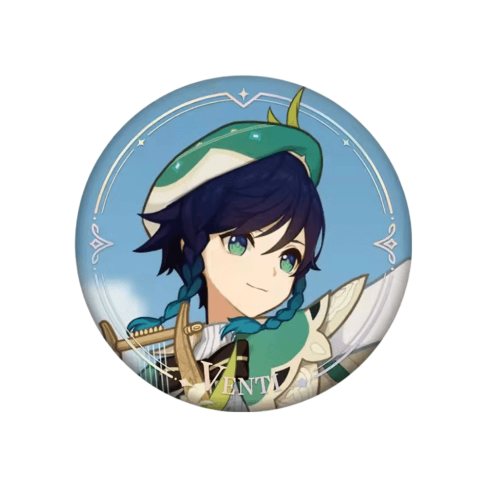 Anime Genshin Impact Venti Original Authentic Badge