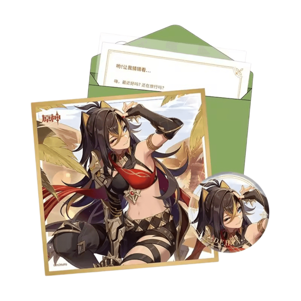 Anime Genshin Impact Dehya Birthday Gift Box Set