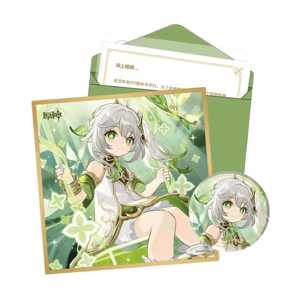 Anime Genshin Impact Nahida Birthday Gift Box Set