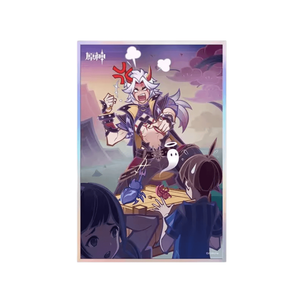 Anime Genshin Impact Itto Colored Paper