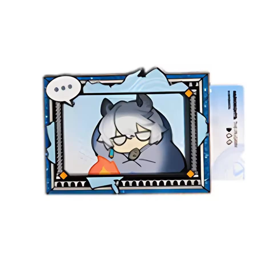 Anime Arknights SilverAsh Refrigerator Magnet