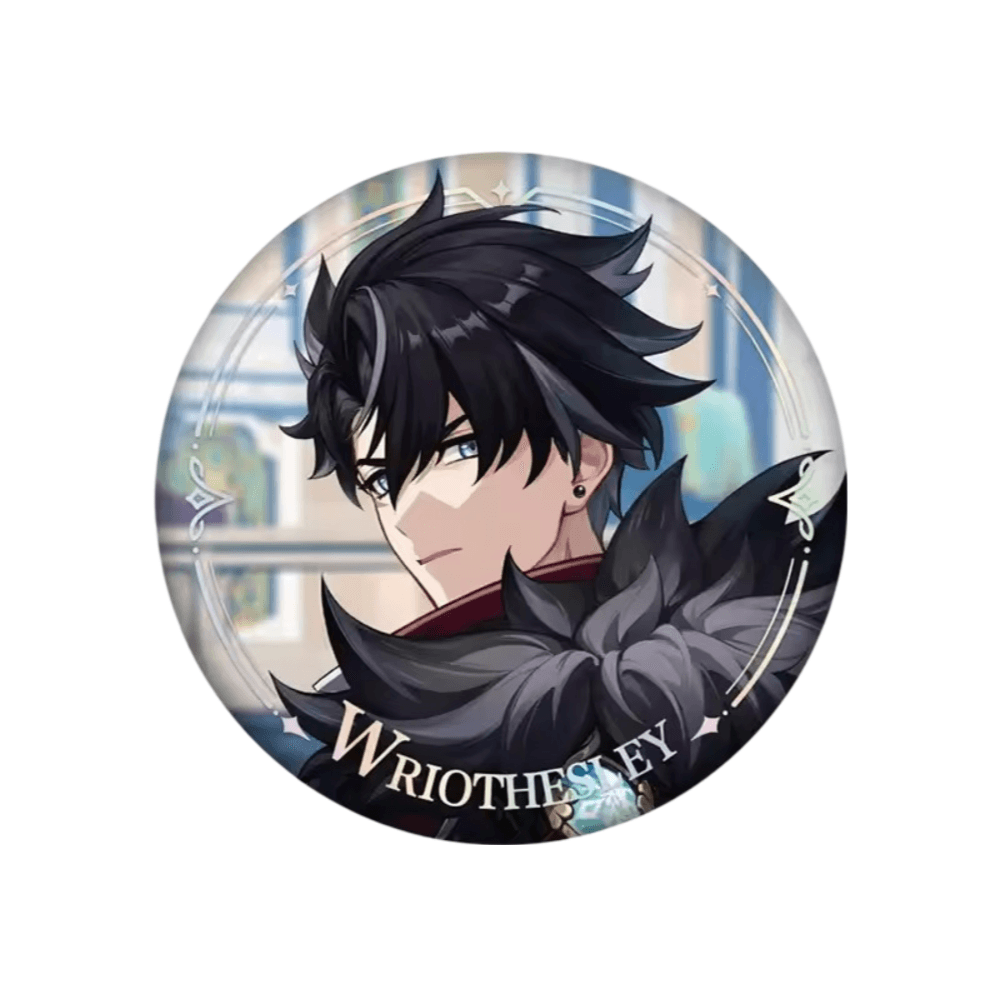 Anime Genshin Impact Wriothesley Original Authentic Badge