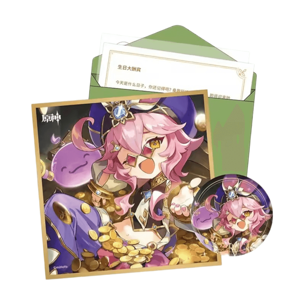 Anime Genshin Impact Dori Birthday Gift Box Set