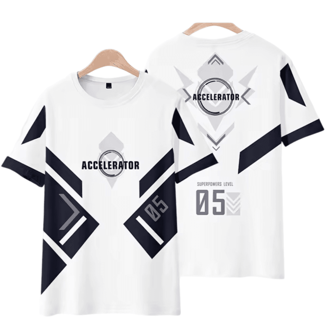 A Certain Magical Index Anime Accelerator Printed T-Shirt