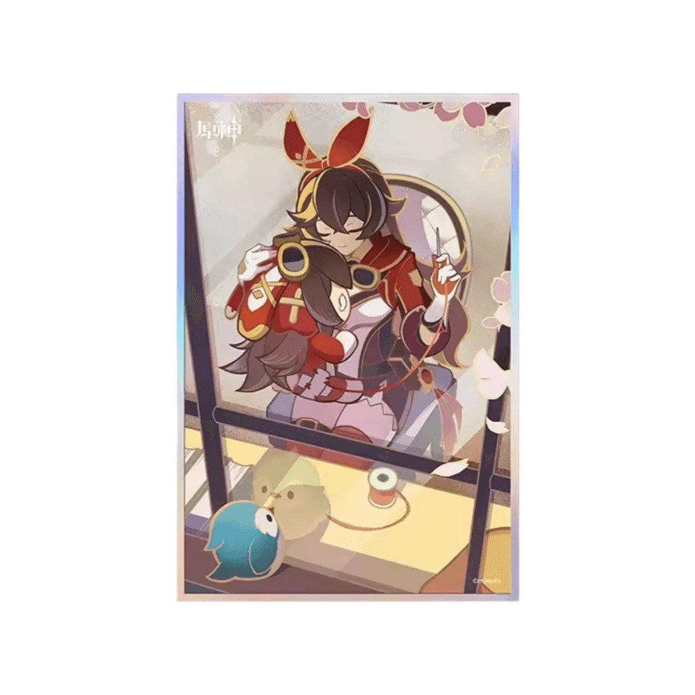 Anime Genshin Impact Amber Colored Paper