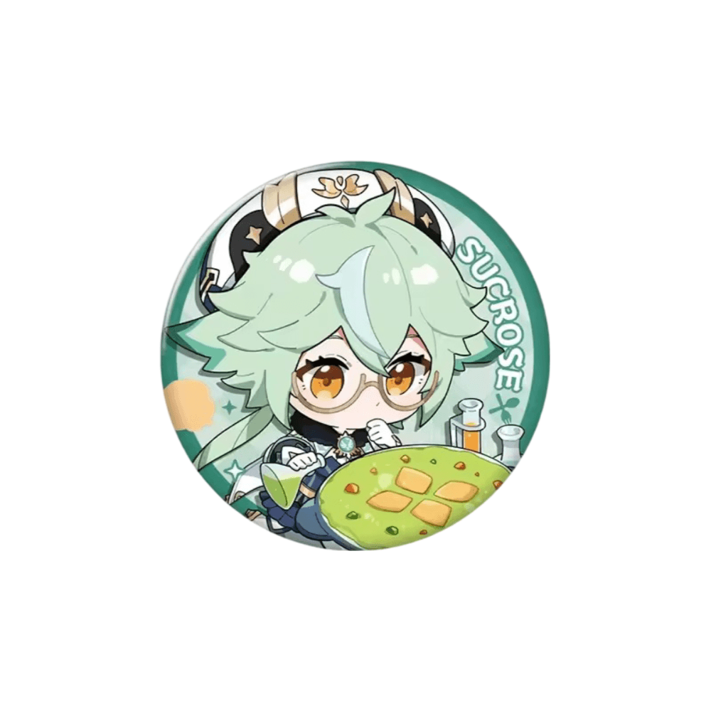 Genshin Impact Sucrose Anime Badge