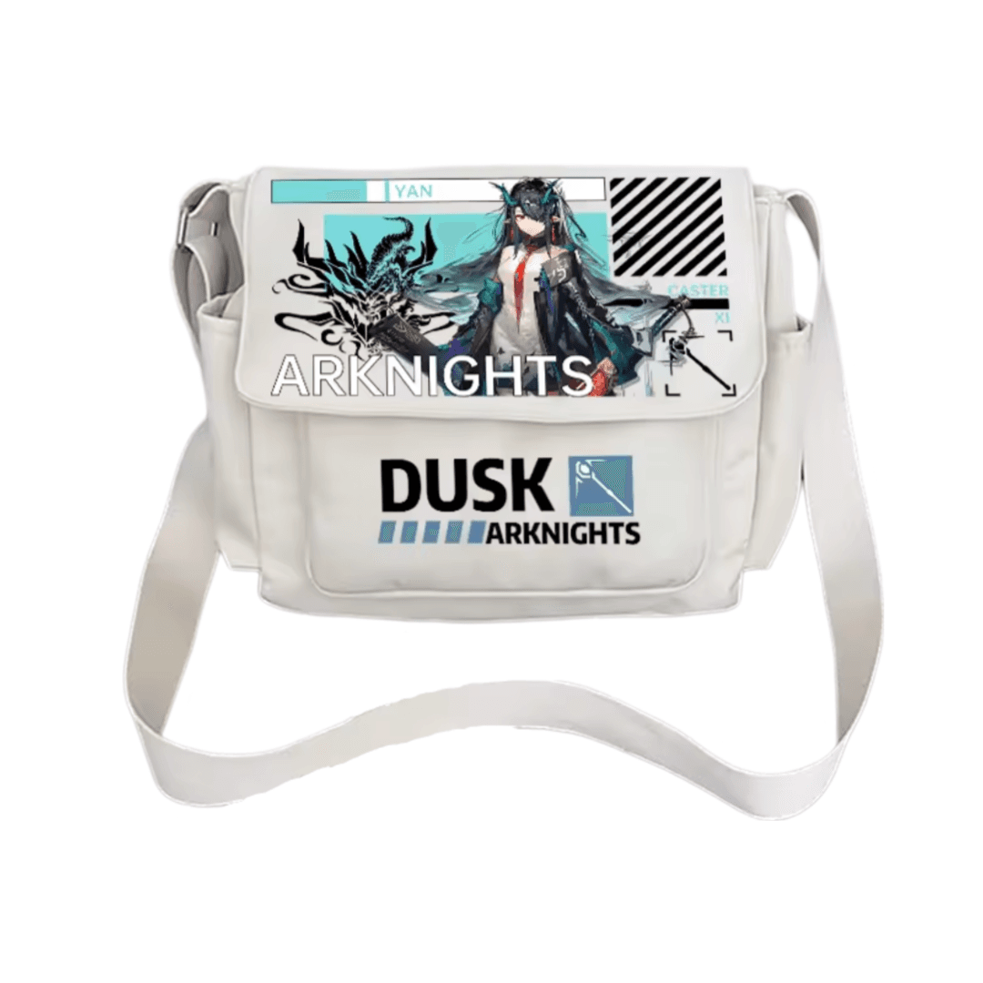 Anime Arknights Dusk White Shoulder Bag