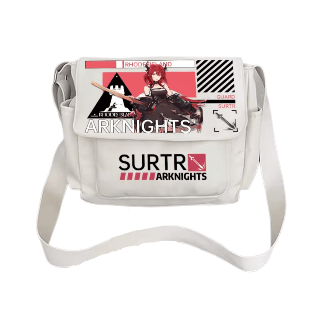 Anime Arknights Surtr White Shoulder Bag
