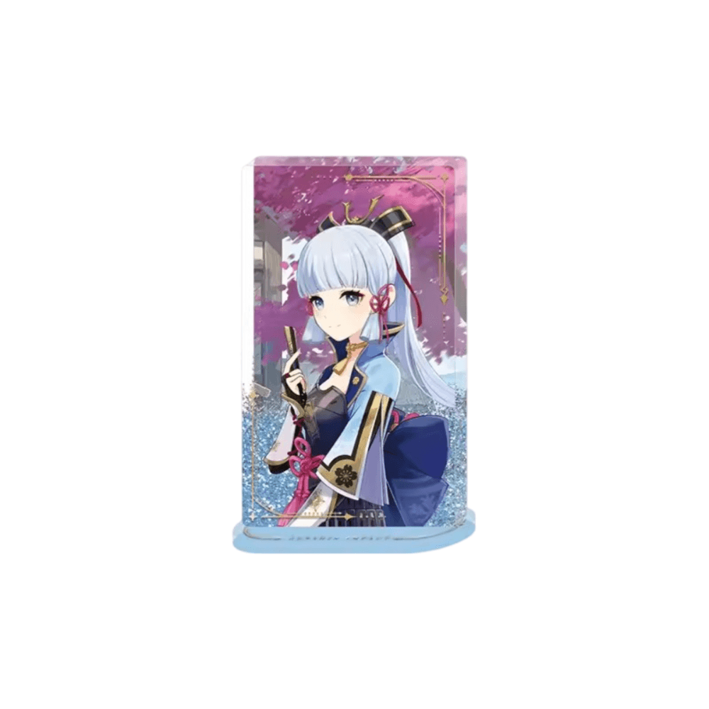 Anime Genshin Impact Ayaka Acrylic Stand Desktop Ornament