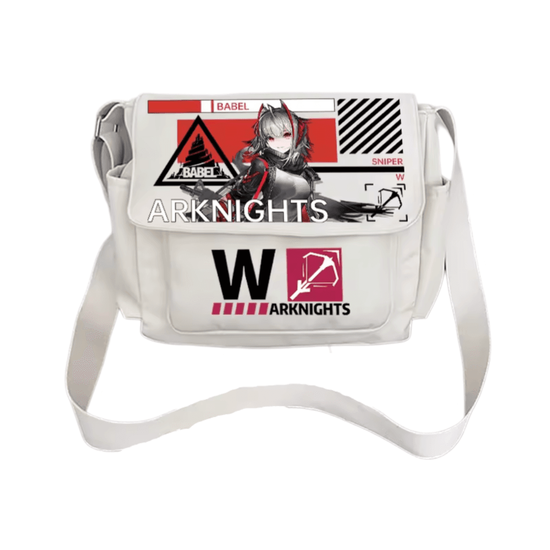 Anime Arknights W White Shoulder Bag