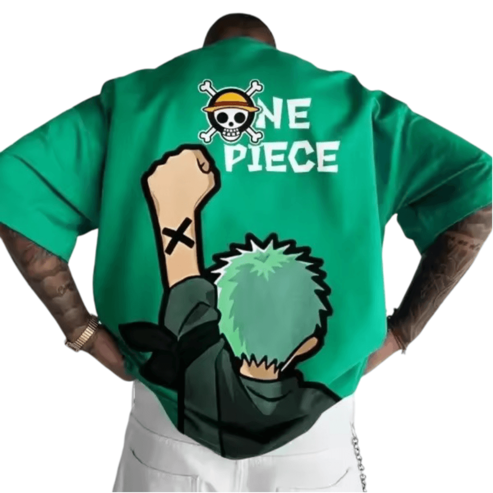 One Piece Anime Roronoa Zoro Polyester T-Shirt